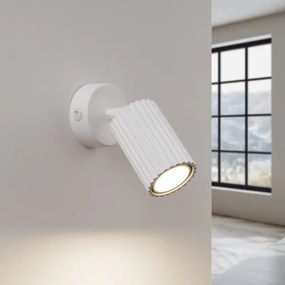 Sollux SL.1541 - Faretto da parete KARBON 1xGU10/10W/230V bianco