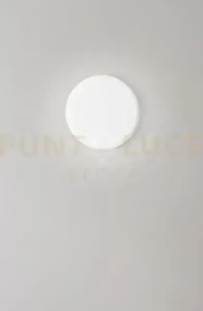 Pastille plafoniera in vetro e metallo bianco opaco led 18w cct 300...
