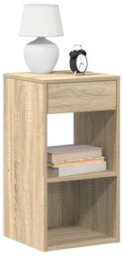 Comodino Con Cassetto Rovere Sonoma 35x34x66,5 Cm /