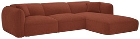 Divano in Tessuto Terracotta  - Angolo a destra - CAMILIO della Maison Céphy