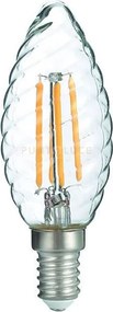 Lampadina led filamento twist attacco e14 4w 470lm 6500k 300° 35x98...