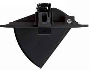 Faro LED da Incasso 44W, Foro 210x130, Nero con driver Philips Colore  Bianco Naturale 4.000K