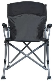 Sedia da campeggio pieghevole nera