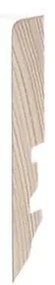 Battiscopa Superior in legno bianco Sp 16 mm x H 6 x L 250 cm, 10 pezzi / 25 m