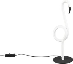 Lampada da tavolo bianca (altezza totale 35 cm) Ingo – Reality