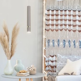 Brilagi - Lampadario a sospensione con filo POKER 1xGU10/25W/230V beige