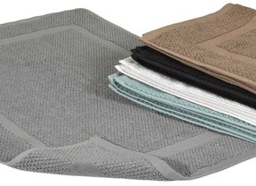 Tappeto scendi doccia 100% cotone colore grigio 45x65 cm