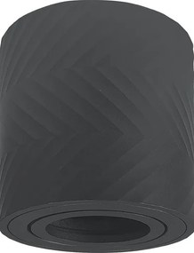 Prezent 71111 - Faretto LOTAR 1xGU10/50W/230V Ø 8 cm nero