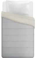 Piumino singolo microfibra Datex grigio tortora