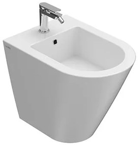 Globo Forty3 Bidet filo muro a pavimento in ceramica Bianco Lucido