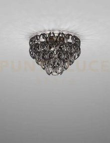 Giogali lampadadario a soffitto 40 cristallo nickel nero e bronzo o...