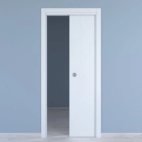 Porta interna scorrevole Renoir in MDF colore bianco, L 70 x H 210 cm, apertura reversibile