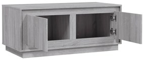 Tavolino da Salotto Grigio Sonoma 102x50x44cm Legno Multistrato