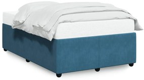 Giroletto Blu 120x200 Cm İn Velluto /