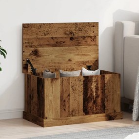 Scatola Portaoggetti Legno Antico 70x40x38 Cm Legno Multistrato /