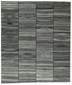 Kilim Tappeto 290 x 250 Nero (Iran) Tessuto A Mano