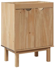 Mobile da bagno otta 59x40x80 cm in legno massello di pino