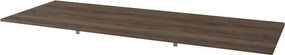 Top per lavabo Domino BADEN HAUS L 121 x H 1 x P 46 cm noce mdf