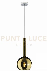 Sosp. cromo 1 luce piccola oro 1155cr-sp-or