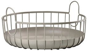 Cestino in metallo ø 38x18 cm Inu - Zone