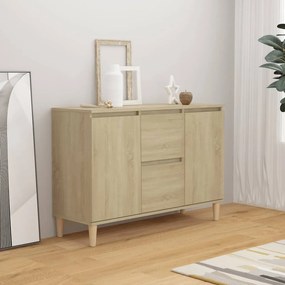 Credenza Rovere Sonoma 101x35x70 Cm İn Legno Multistrato /