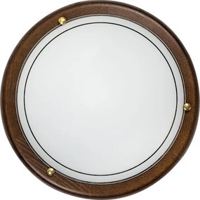 Brilagi - Plafoniera ORBIS 1xE27/60W/230V Ø 30 cm finitura pino