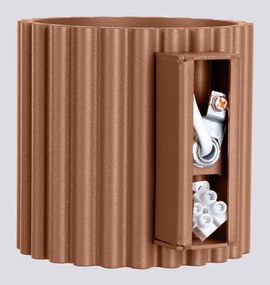 Lampada da parete marrone chiaro ø 10 cm Zora – Sollux