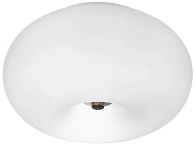 Plafoniera bianca con paralume in vetro OPTICA – EGLO