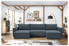 Divano angolare blu scuro (a U) Nihad structural - Bobochic Paris