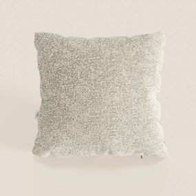 Magnolia cuscino disponibile in diversi colori realizzato in pregiato bouclé mélange morbido e strutturato T29.
