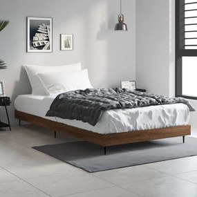 Giroletto Senza Materasso Rovere Marrone 90x190cm İn Truciolato /