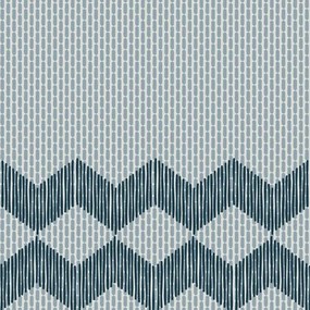 Mutina Tape Zigzag Half Piastrella Cm 20,5x20,5 Blue