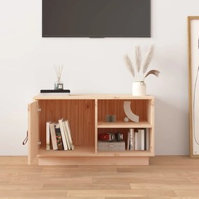 Mobile porta tv 70x34x40 cm in legno massello di pino