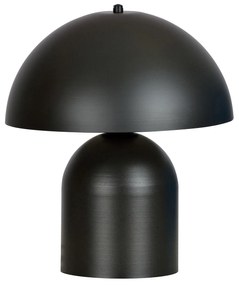 Lampada Da Tavolo Nordica Danu 1 Luce In Acciaio Nero