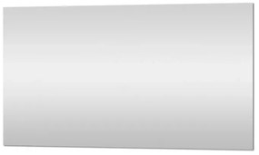 Specchio bagno 105x70 cm a filo lucido con installazione reversibile
