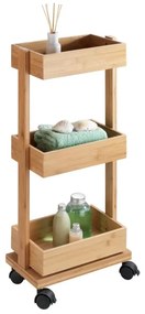 WENKO 24390100 - Scaffale TORTONA 18x71,5 cm marrone/nero