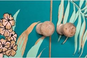 Armadietto turchese/di colore naturale 90x85x40 cm Reipur – Interia Home &amp; Living