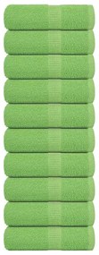 Asciugamani Ospiti 10 Pz Verde Mela 30x50 Cm 360 G/m² Cotone /