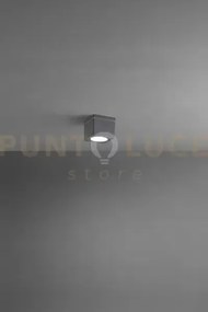 Up plafoniera in alluminio antracite opaco 1 luce attacco gx53 8,3 ...