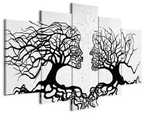 Quadro Il bacio del vento Premium Print 200x100