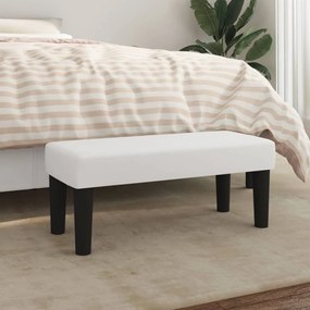 Panca Bianca 70x30x30 Cm İn Similpelle /