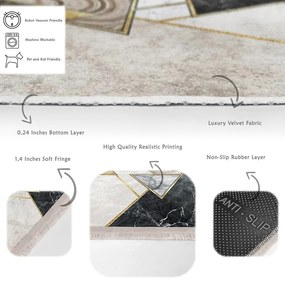 Tappeto beige 160x230 cm - Mila Home