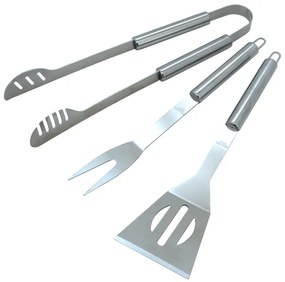 Utensili per grigliare in acciaio inox 3 pz