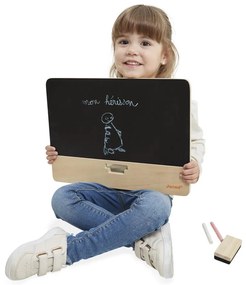 Lavagnetta in legno con supporto removibile