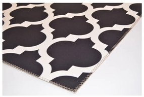 Tappeto Elisabeth in bianco e nero, 80 x 150 cm Geo - Vitaus