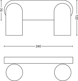 Philips - Faretto LED RGBW dimmerabile PONGEE 2xGU10/4,8W/230V bianco + telecomando
