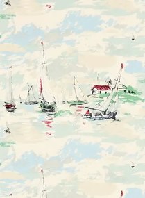 Sanderson Carta da parati Sail Away - Sea Green
