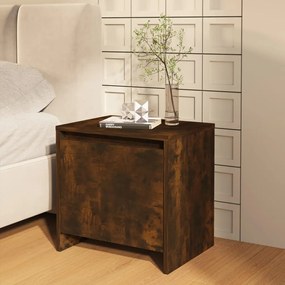 Comodino Rovere Fumo 45x34x44,5 Cm İn Truciolato /