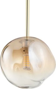 BRILAGI - Lampada a sospensione con cavo VULCANO 1xG9/8W/230V Ø 15 cm oro/beige fumé