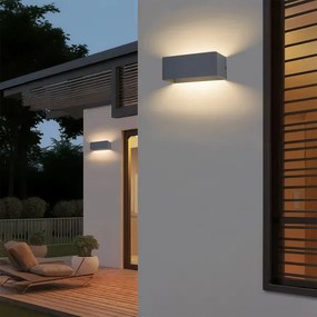 Brilagi - Applique da esterno LED DONNANI LED/7W/230V 20 cm antracite IP44